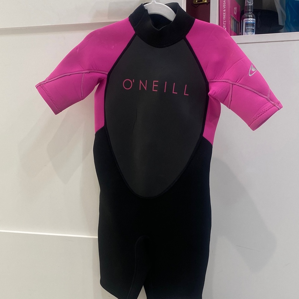 O'Neill Kids Pink and Black Wetsuit